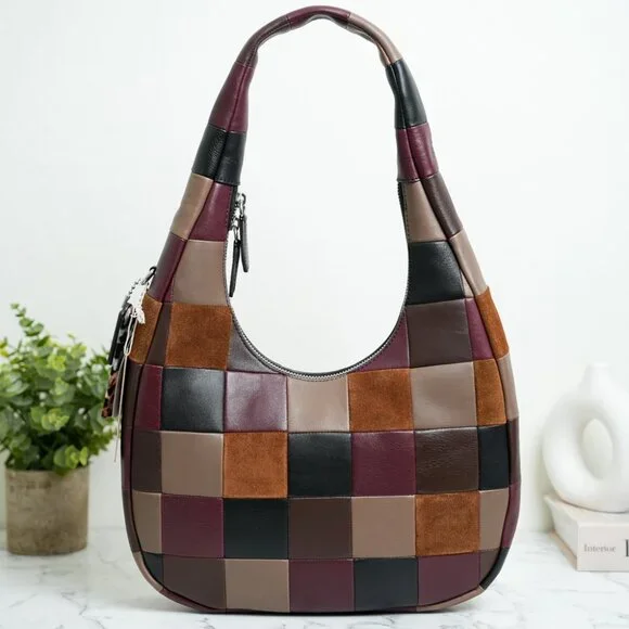 Coach Coachtopia CCX57 Alter/Ego Crescent Shoulder Bag In Suede & Leather *RARE* - Picture 10 of 15